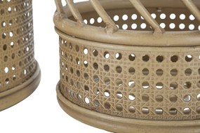 Sada 2 ks proutěných obalů na květináč Panama hnědá