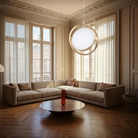 Toolight Toolight, závesné LED svietidlo 26cm, 4000K, APP1791-CP, zlatá matná, OSW-06068