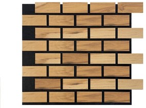 Akustický dekoračný panel Klinker Pecan 67x58 cm