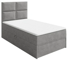 Kontinentálna posteľ Hudson Lux 1, Strana: ľavá, Rozmer postele: 90x200 cm, Farby: Muna 10