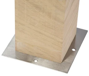 Moderná vonkajšia stojaca lampa pieskovec 40 cm - Grumpy