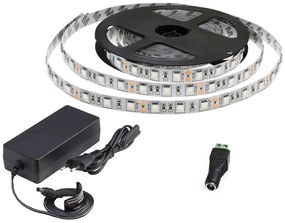 ECOLIGHT LED pásik - SMD 5050 - 5m - 60LED/m - 14,4 W/m - 1500Lm - IP20 - červená + modrá - zdroj SADA