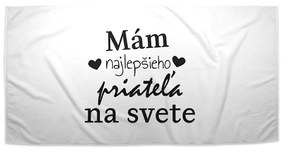 Sablio Uterák Ja mám najlepšieho priateľa na svete - 50x100 cm