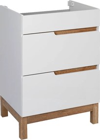 Comodo Kúpeľňová skrinka s keramickým umývadlom Spok 60-2Z