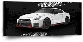 Sablio Obraz Nissan GTR 35 Čierny - 110x50 cm