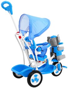 Trojkolesový bicykel Happy Blue Elephant B35-2