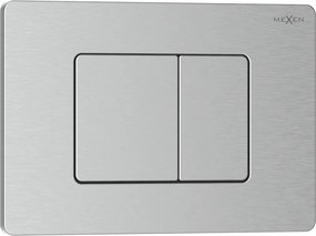 Mexen Tex 05 splachovací tlačidlo nerezová oceľ, inox - 6105-10