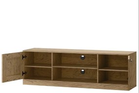 Televizní stolek Cozy 25 z masivu 160 cm dub Rustikal