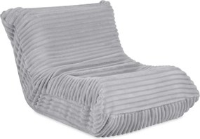 Detské ergonomické kreslo MOONI – sivá Lamell, prémiový manšester