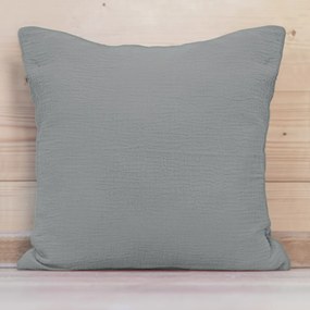 Biante Mušelínová obliečka na vankúš MSN-062 Sivá 50 x 60 cm