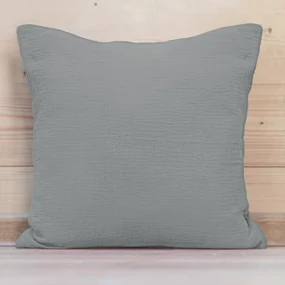 Biante Mušelínová obliečka na vankúš MSN-062 Sivá 50 x 70 cm