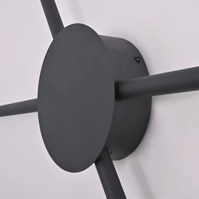 Brilagi - LED Nástenné svietidlo LUGO QUATTRO LED/16W/230V čierna