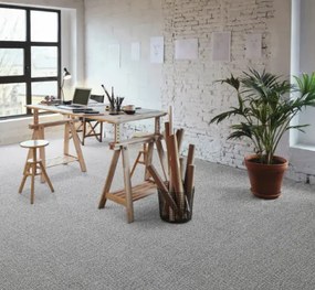 Koberce Breno Metrážny koberec RE-TWEED 90, šíře role 400 cm, sivá, viacfarebná