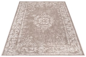 Dekorstudio Obojstranný koberec na terasu DuoRug 5577 - béžový Rozmer koberca: 80x150cm
