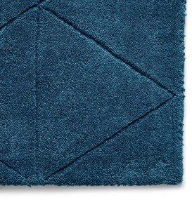 Modrý vlnený koberec Think Rugs Kasbah, 150 x 230 cm