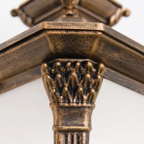 Orion - Vonkajšie nástenné svietidlo AIKO 1xE27/60W/230V IP23 bronz/patina