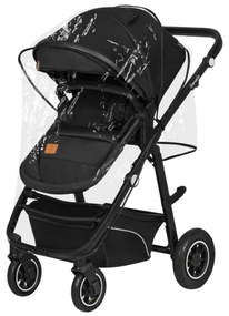 Lionelo - Kombinovaný kočík 3 v 1 BIANKA Čierny Onyx