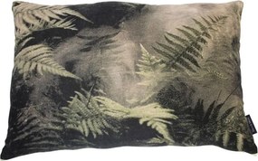 Veľký zamatový vankúš Jungle listy - 40 * 60 * 15cm