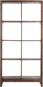 Knižnica z mangového dreva v prírodnej farbe 95x190 cm Sondrio – Light &amp; Living