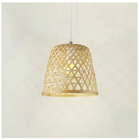 Eglo 55696 - Závesný luster KIRKCOLM 1xE27/60W/230V béžový