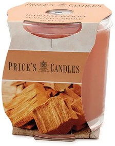 Price´s FRAGRANCE vonná sviečka v skle Sandalwood - horenie 45h