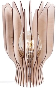 HELLUX Stolná lampa GRACILI E27 drevo 4210450