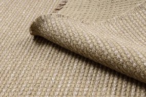 Koberec JUTE 3652 so strapcami, tmavobéžový