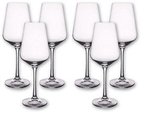 Poháre v súprave 6 ks na víno 250 ml Sandra – Orion