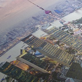 Obraz - Shanghai, Čína (120x50 cm)