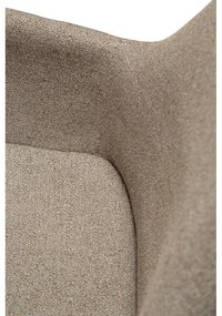 Béžové kreslo z textílie buklé Zimmer – DAN-FORM Denmark
