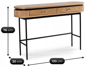 PROXIMA.store - Elegantný kozmetický stolík Beck