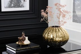 Váza Abstrakt 30cm zlatá