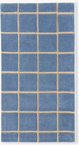 Ručne tuftovaný vlnený koberec's reliéfnou štruktúrou Kallie