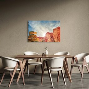 Obraz ukazovateľa s nápisom (90x60 cm)