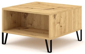 Konferenční stolek Bilbao 60 cm dub artisan/bílý