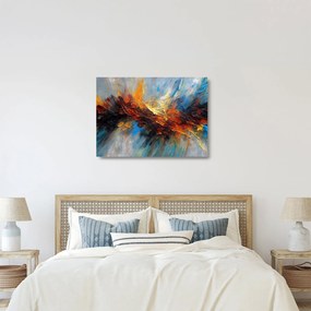 Sklenený obraz - Farebná textúra (70x50 cm)