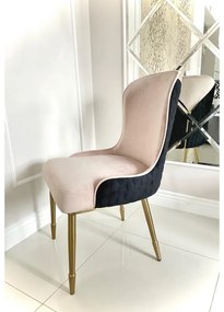 STOLIČKA DALIA BÉŽOVÁ + ČIERNA + ZLATÉ NOHY