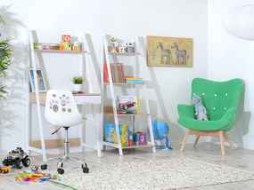 PC stolík Dylen (dub + biela). Akcia -22%. Vlastná spoľahlivá doprava až k Vám domov. 1109741