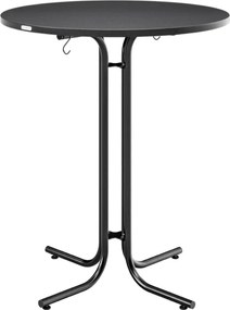 Cateringový skladací barový stôl Malik 80 cm sivý