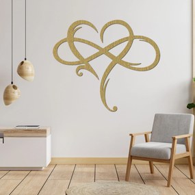 Drevený obraz na stenu srdce | LOVE: Preglejka Topoľ - Honey 3071 30 x 26 cm 4039-87227 PR0389