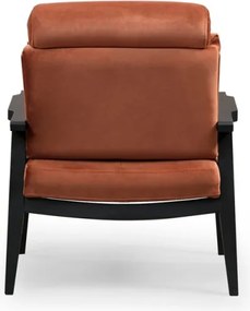 Křeslo Apollo z masivu skořicové/černé