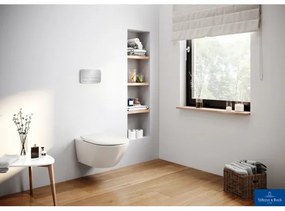 Villeroy & Boch 92249061 - Splachovacie tlačidlo VICONNECT lesklý chróm