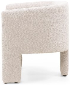 Designové křeslo LORRAINE světle béžové