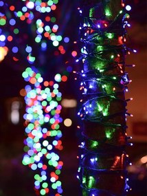 Vianočné svetielka vonkajšie FLASH multicolor 200 LED