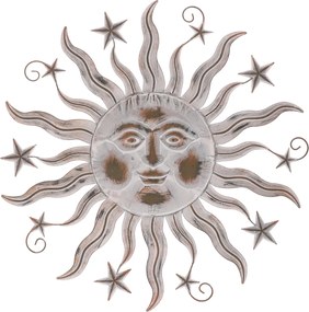 Kovová dekorácia slnko 50 cm