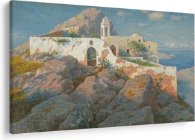 Obraz - William Stanley Haseltine, Santa Maria a Cetrella, Anacapri, reprodukcia (90x60 cm)