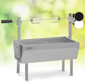 Sauenland Mini, rotačný gril s ražňom, otočný špíz, 4 W, 12 kg max., ušľachtilá oceľ