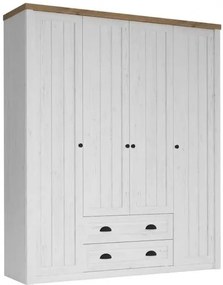 Šatník Provence S4D, sosna andersen/lefkas ciemny.