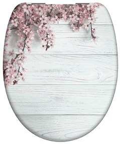 Schütte WC doska (Kvety/drevo)  (100335900)