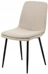 Jídelní židle Becca béžová/černá